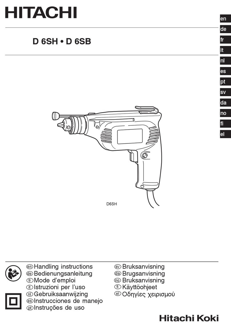 Hitachi D 6SH Handling instructions