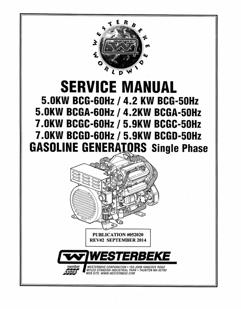 Westerbeke BCGA-60HZ Service manual