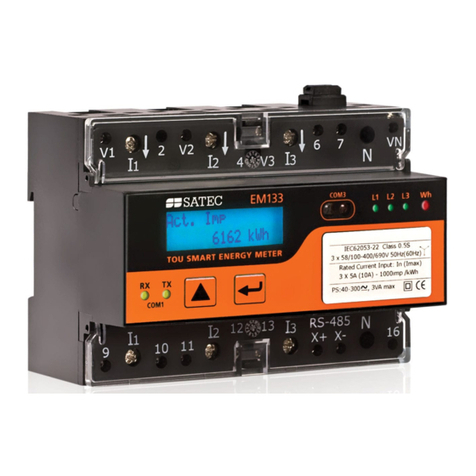 Satec EM133 User manual