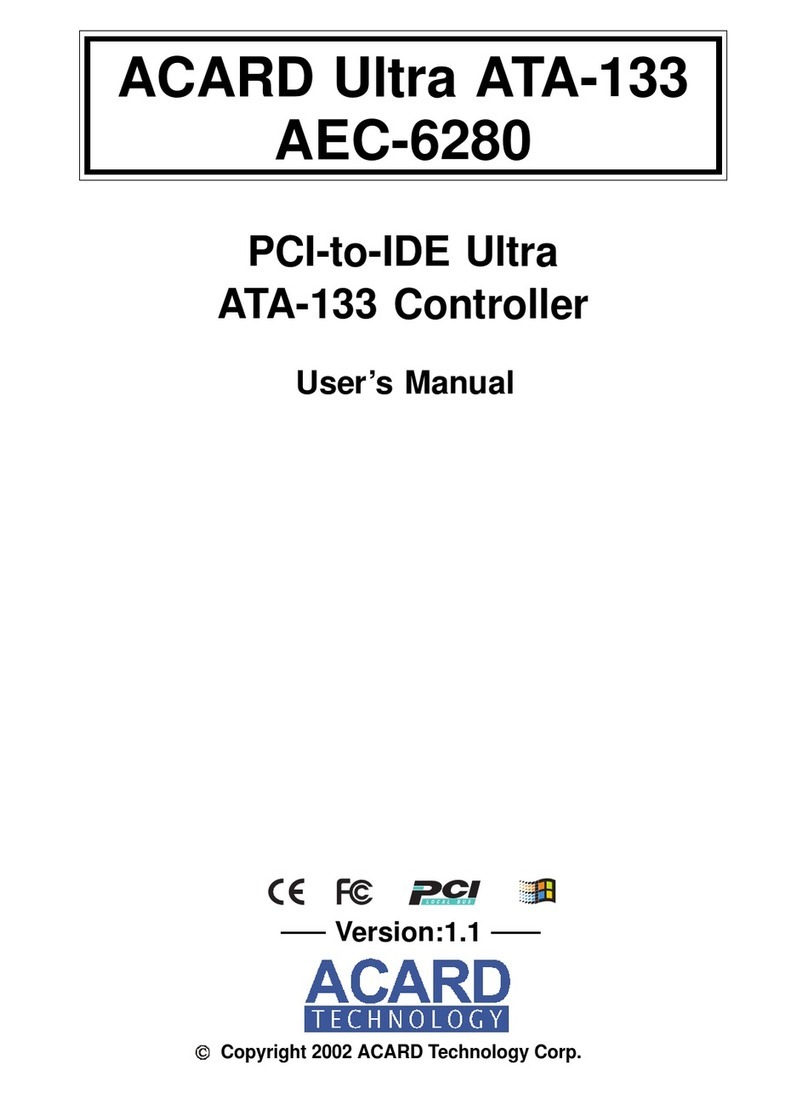 Acard AEC-6280 User manual