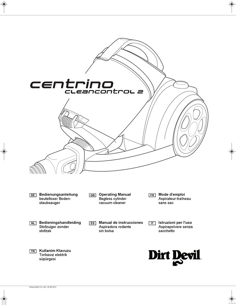 Dirt Devil Centrino Cleancontrol 2 User manual