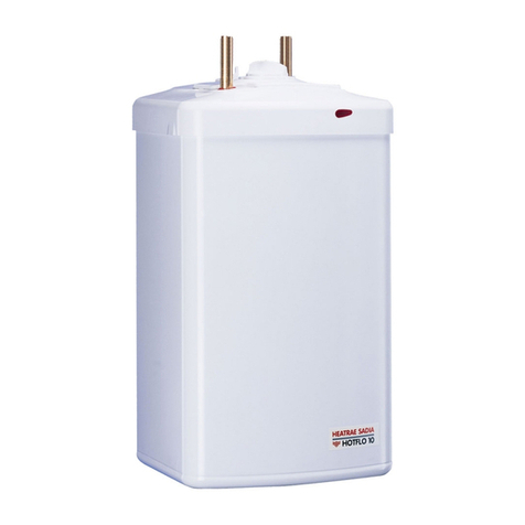 Heatrae Sadia HOTFLO Installation and user instructions Heatrae Sadia HOTFLO Installation and user instructions