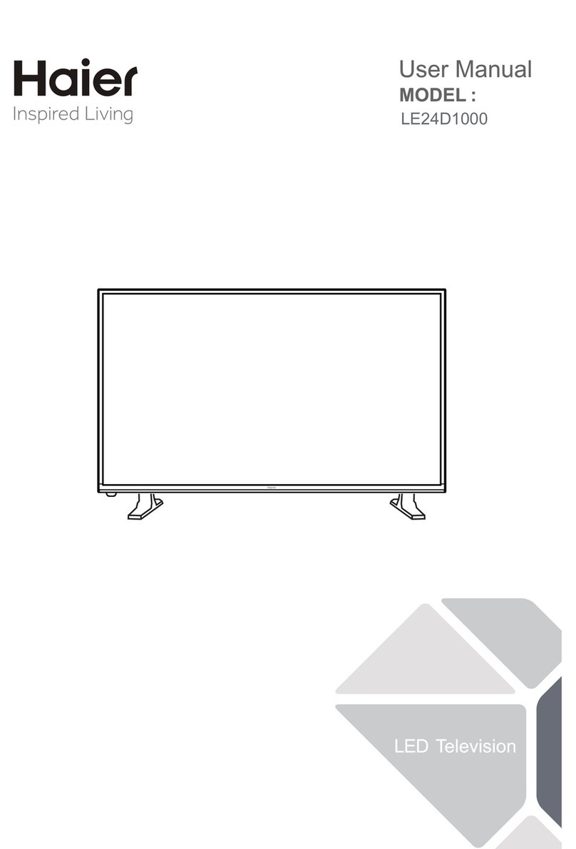 Haier LE24D1000 User manual Haier LE24D1000 User manual
