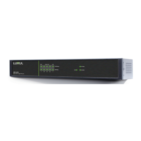 Luxul ABR-4400 Quick install guide