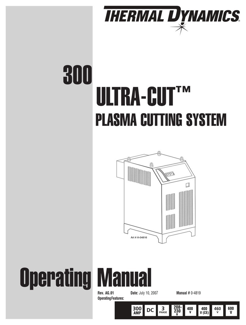 Thermal Dynamics Ultra-cut 300 operating manual
