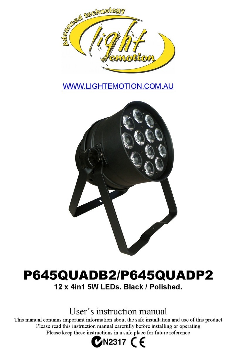 Light Emotion P645QUADB2? P645QUADP2 Operator's manual
