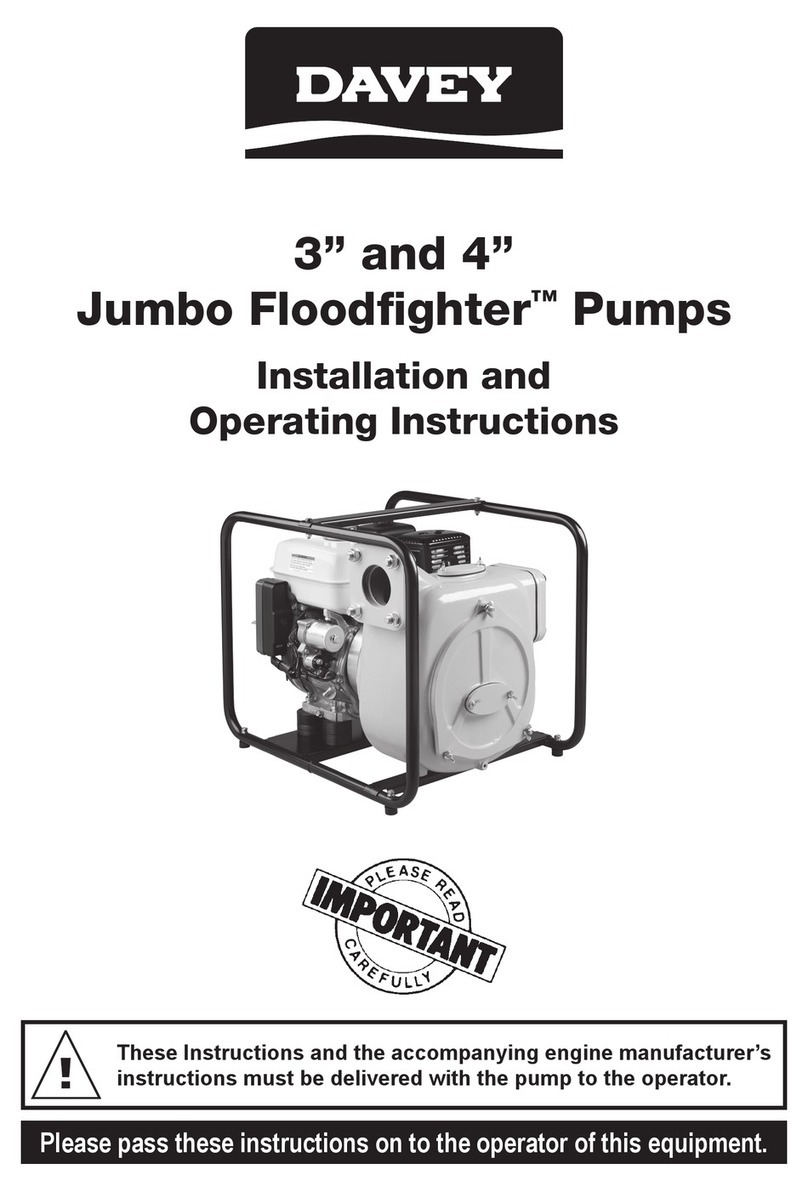 Davey jumbo floodfighter User manual