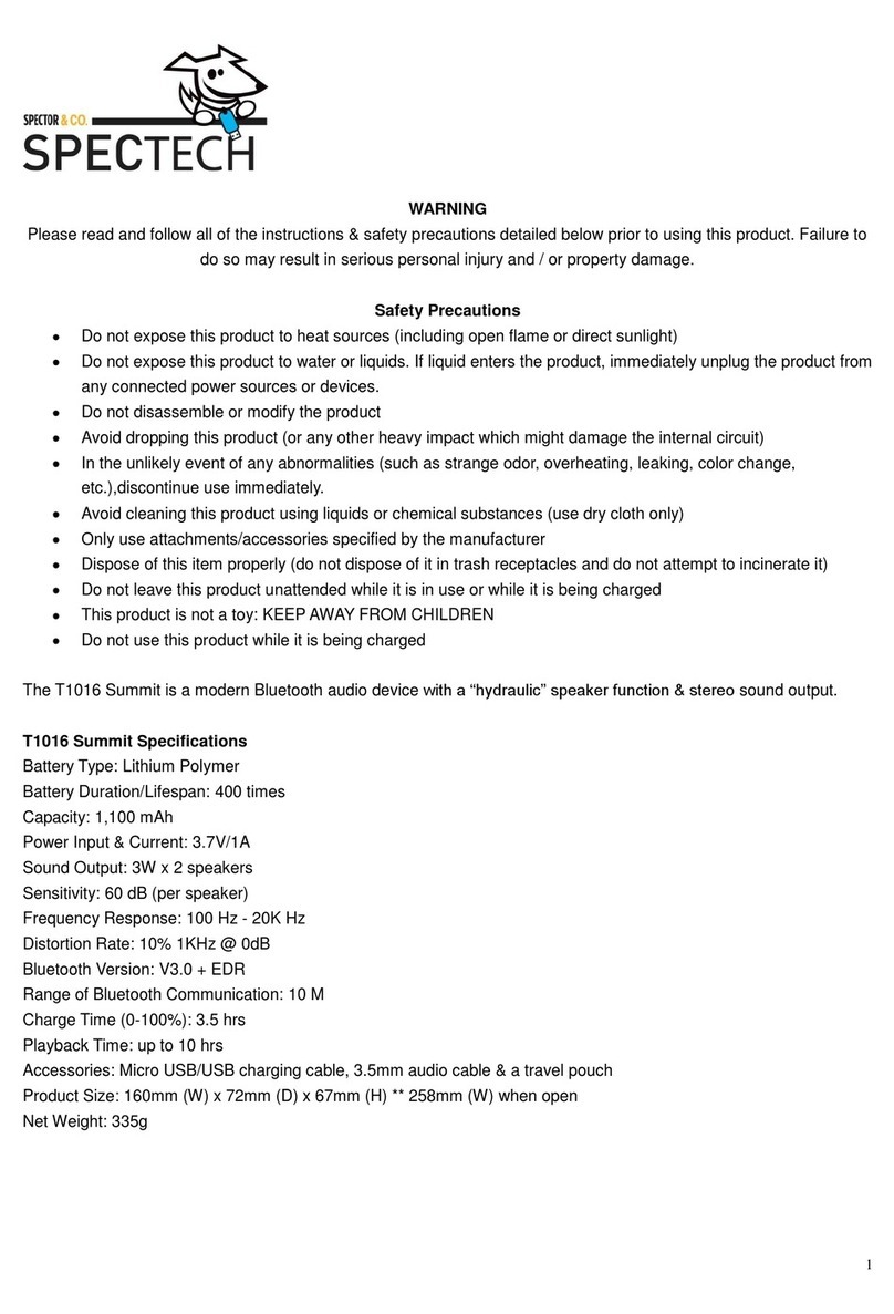 Spector&Co T1016 User manual