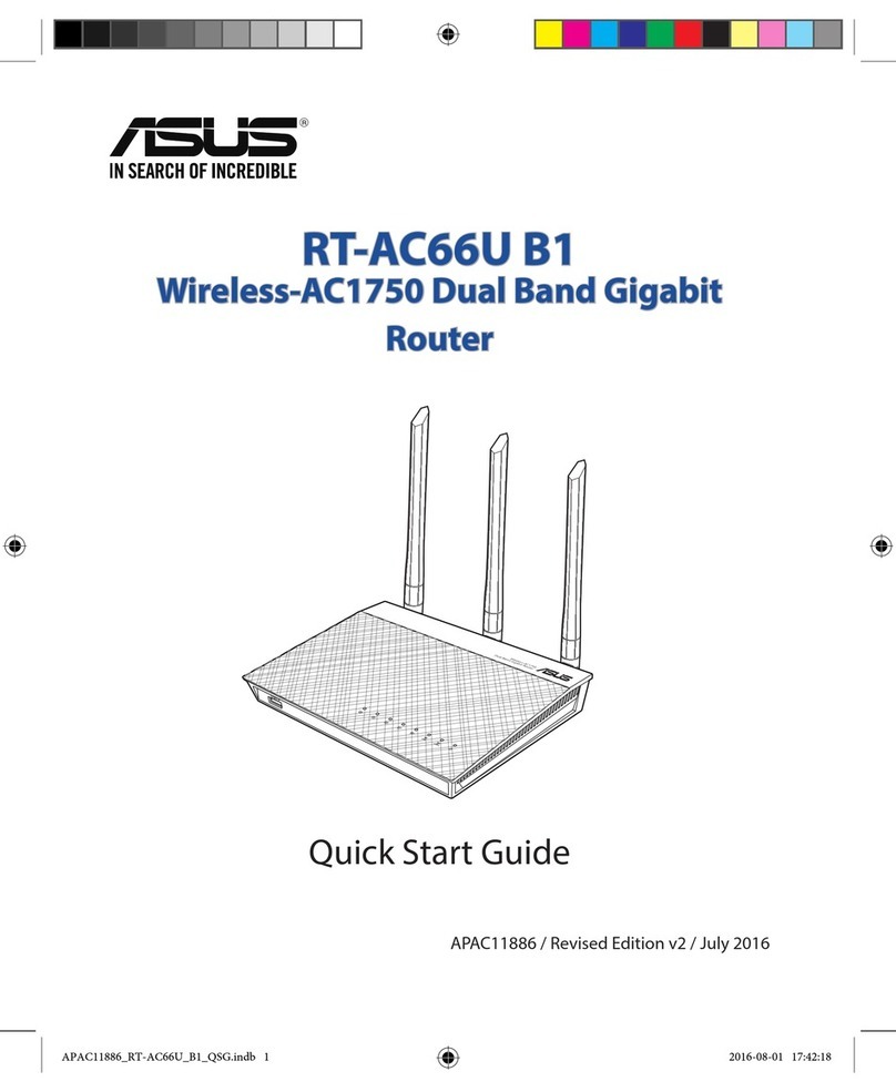 Asus RT-AC66U B1 User manual Asus RT-AC66U B1 User manual