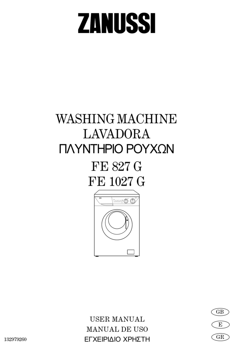 Zanussi FE 827 G user manual