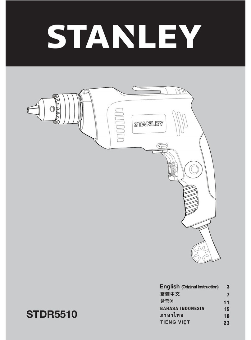 Stanley STDR5510 Operation instructions