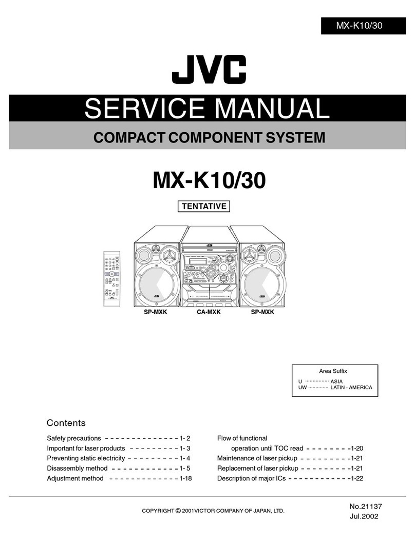 JVC MX-K10/30 Service manual