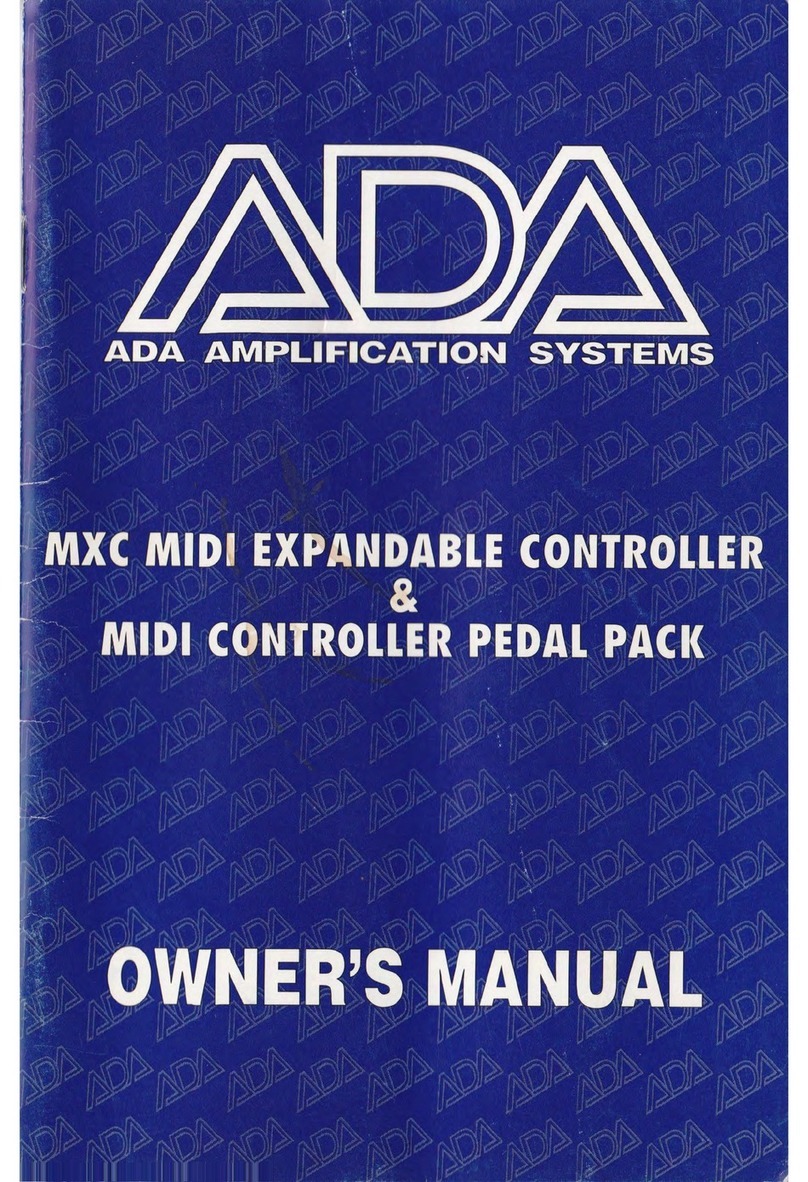A/DA MXC owner's manual