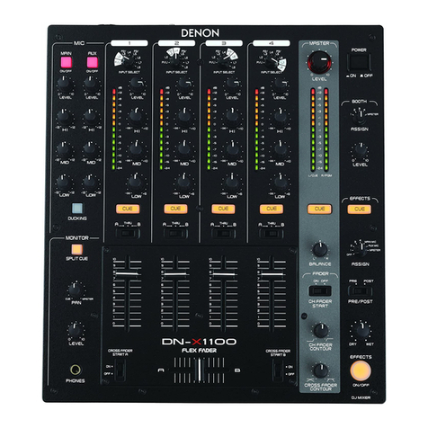Denon DN-X1100 - DJ Mixer User manual