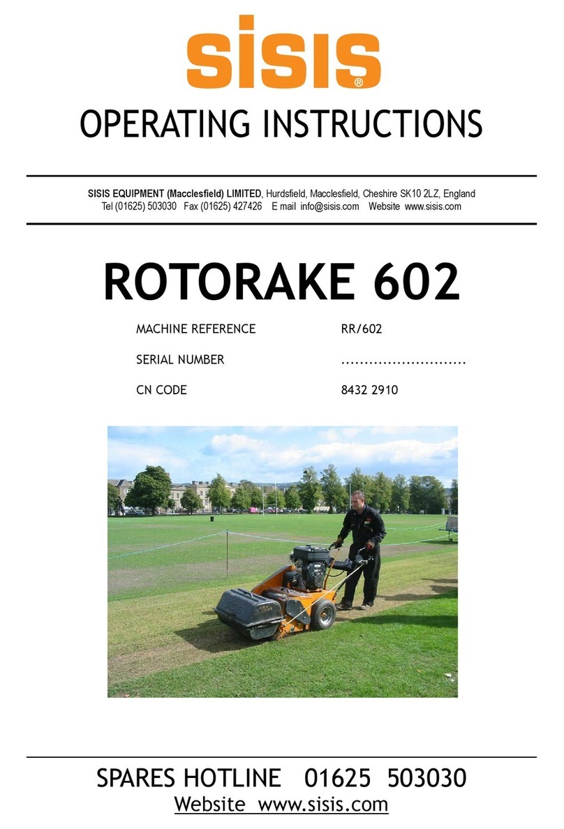 Sisis ROTORAKE 602 User manual