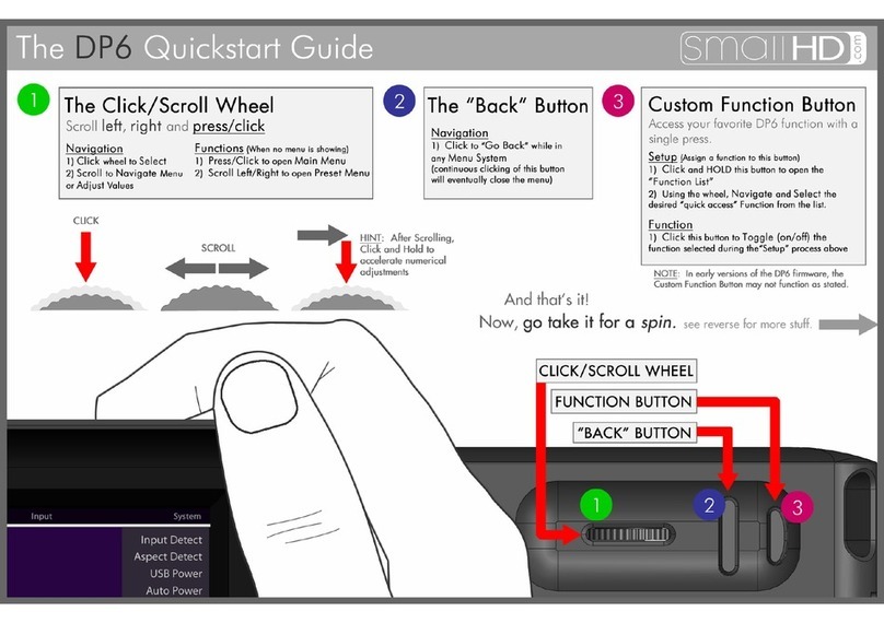 Small HD DP6 quick start guide
