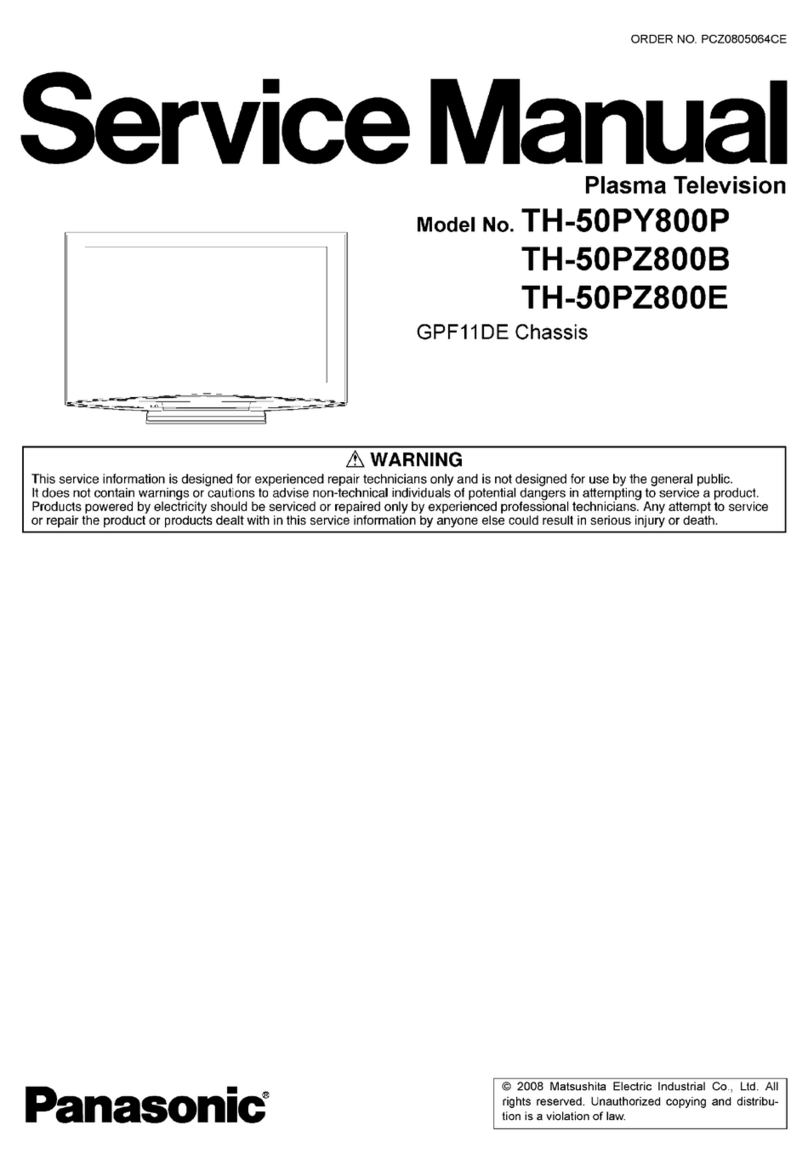 Panasonic Viera TH-50PZ800B User manual Panasonic Viera TH-50PZ800B User manual