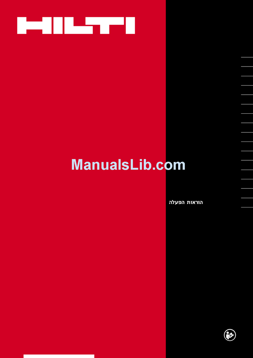 Hilti TE 4-A22 User manual