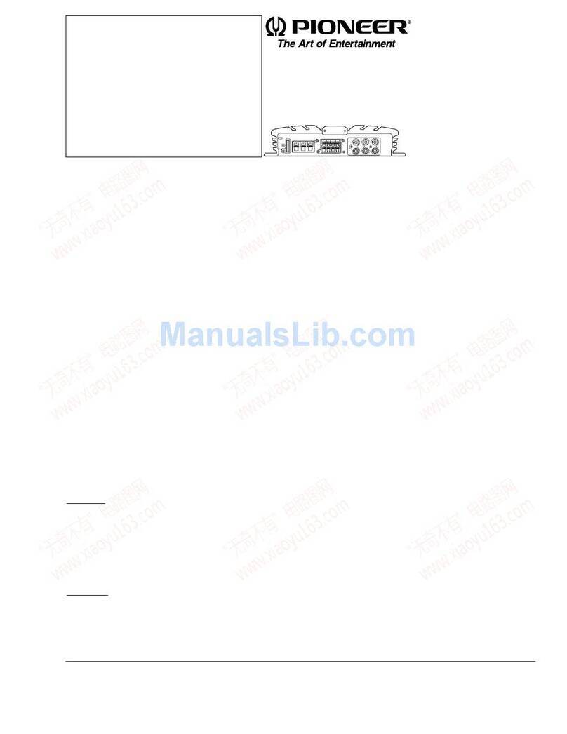 Pioneer GM-X424 X1R/UC Service manual