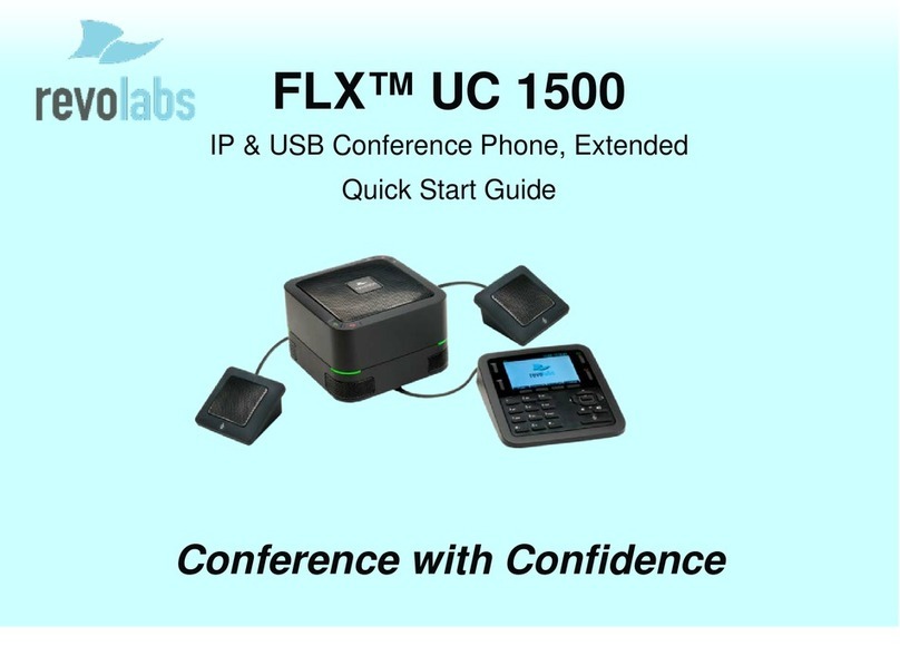 Revolabs FLX UC 1500 User manual