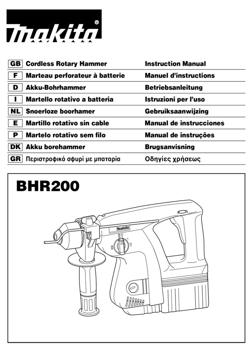 Makita BHR200 User manual