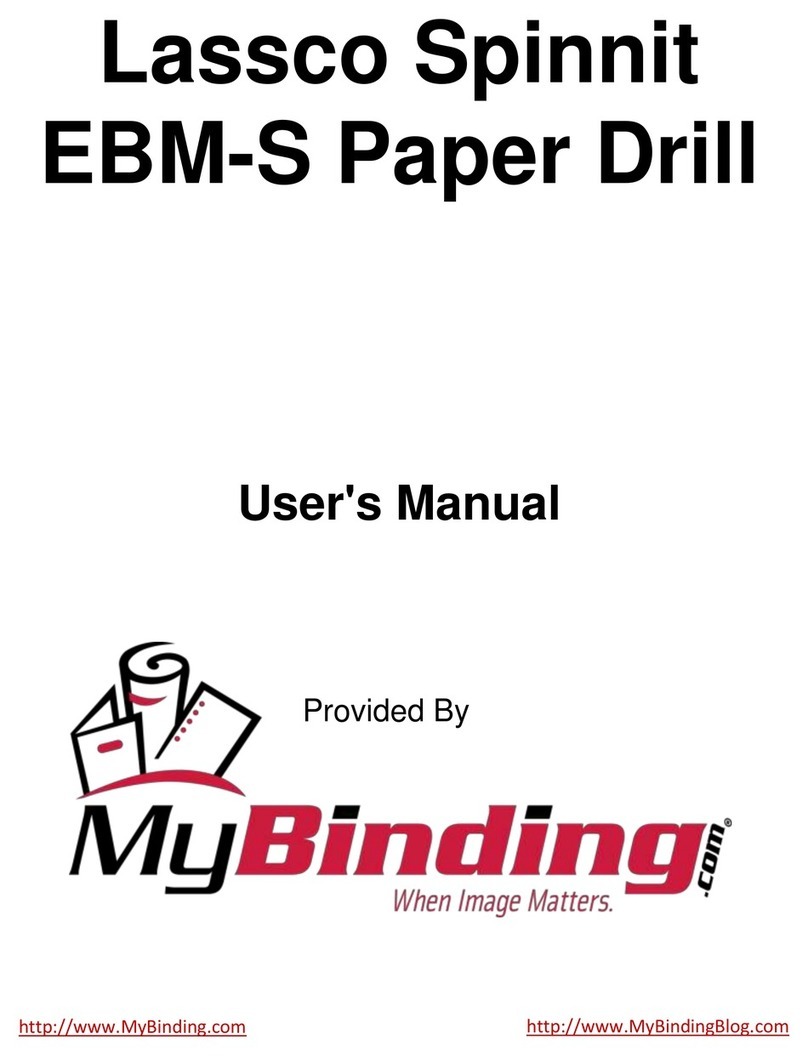Lassco Wizer Spinnit EBM-S user manual