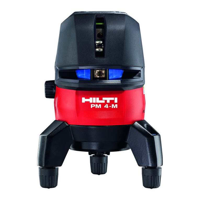 Hilti PM 4-M operating instructions