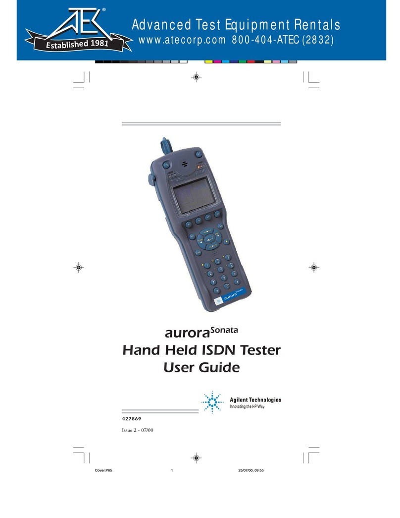 Agilent Technologies auroraSonata User manual