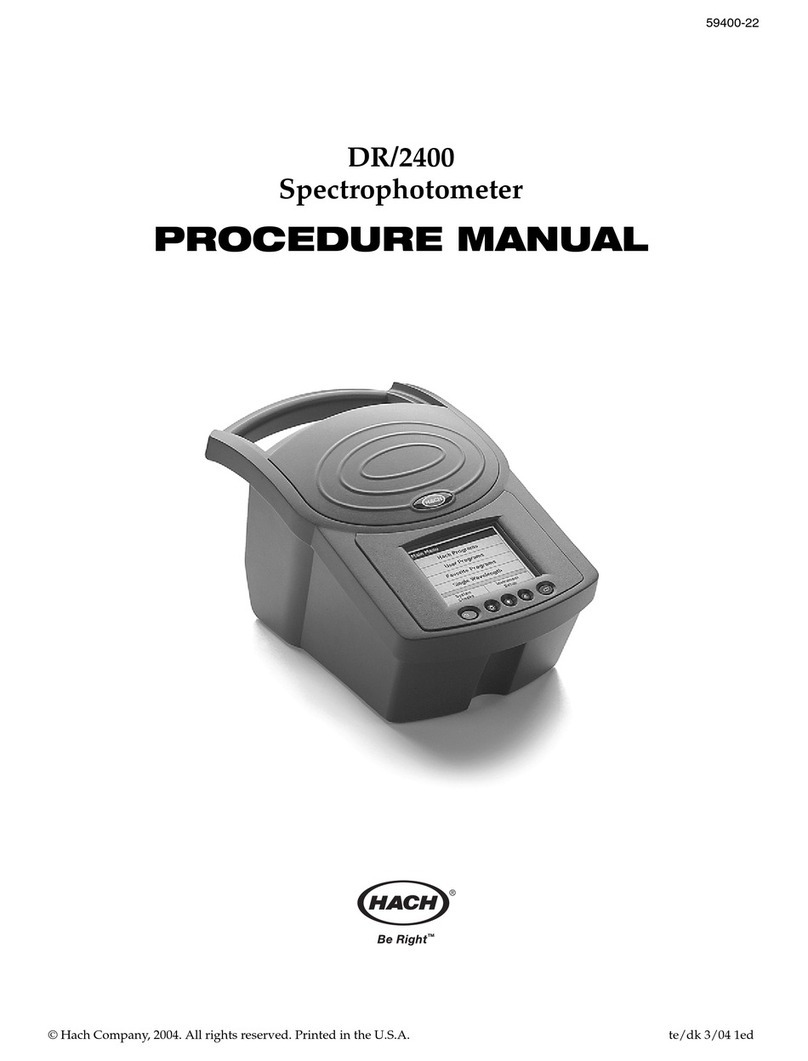 Hach DR2400 User manual
