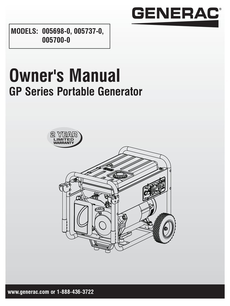 Generac Portable Products 005698-0 User manual