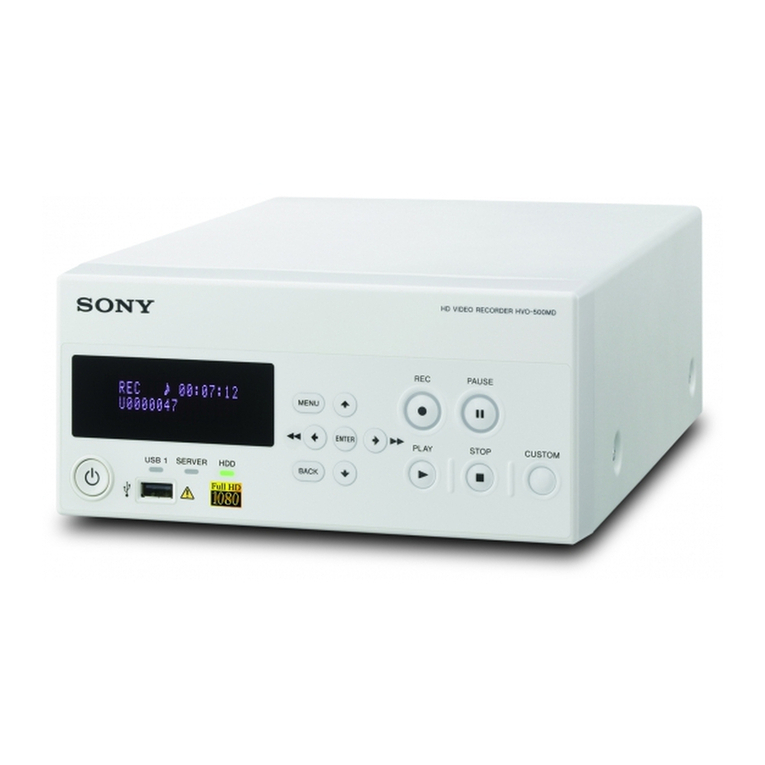 Sony HVO-500MD Protocol manual