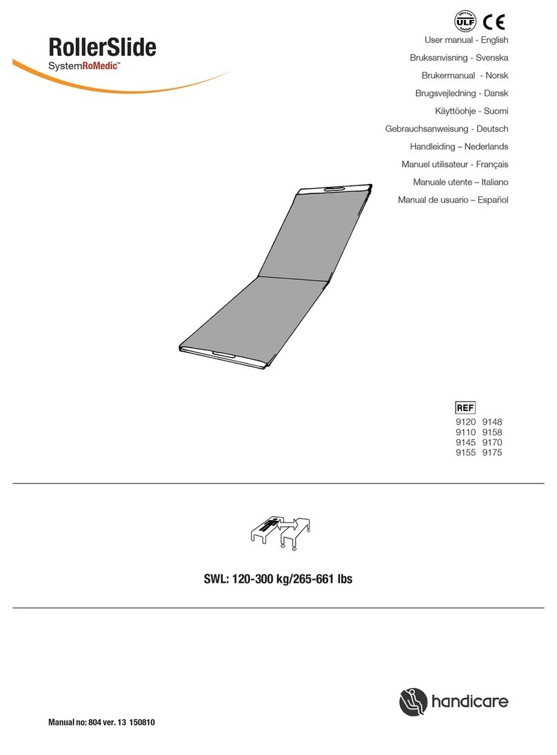 Handicare RollerSlide User manual