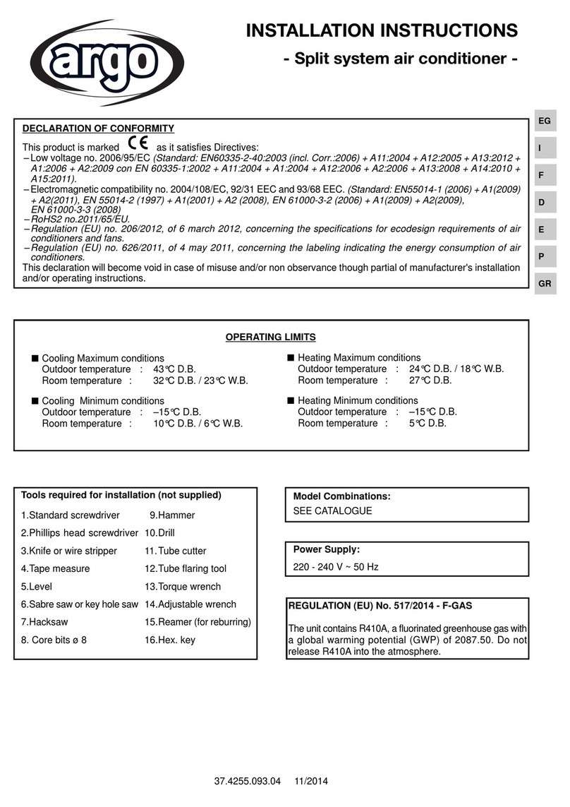 Argo AWIAS12DC User manual
