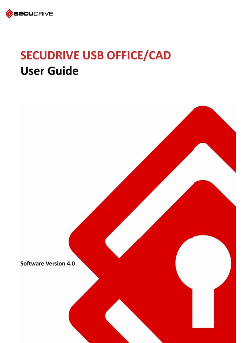SECUDRIVE USB OFFICE/CAD user guide