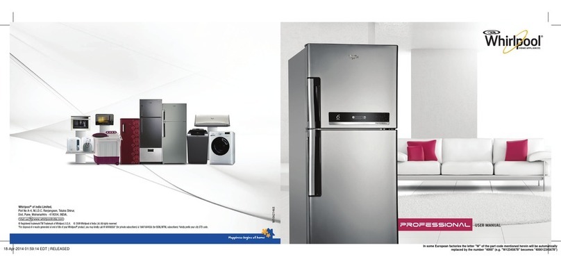 Whirlpool Pro 495 Elite User manual