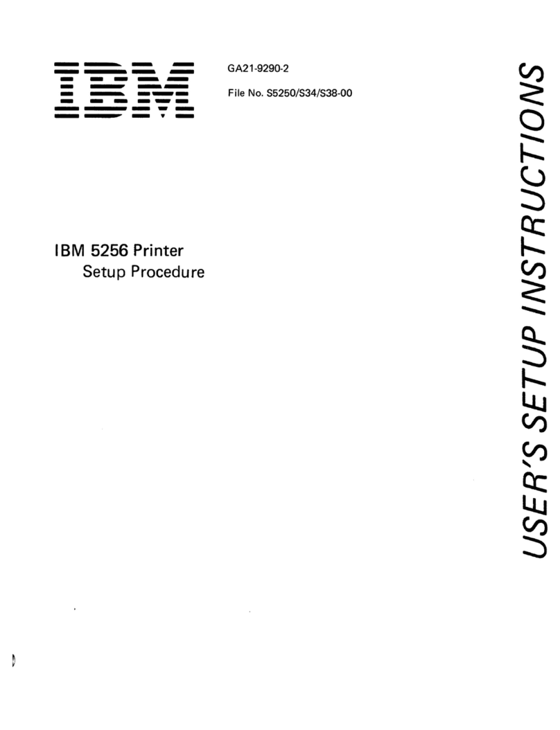 IBM 5256 User manual IBM 5256 User manual