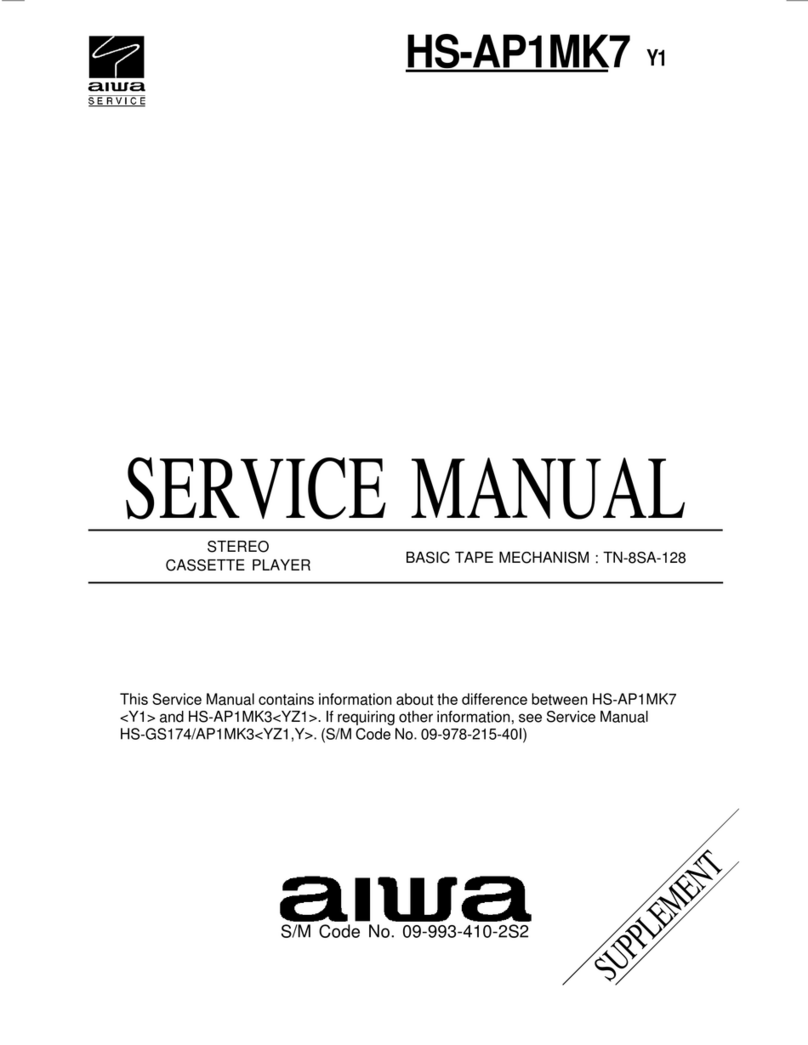 Aiwa HS-AP1MK7 User manual