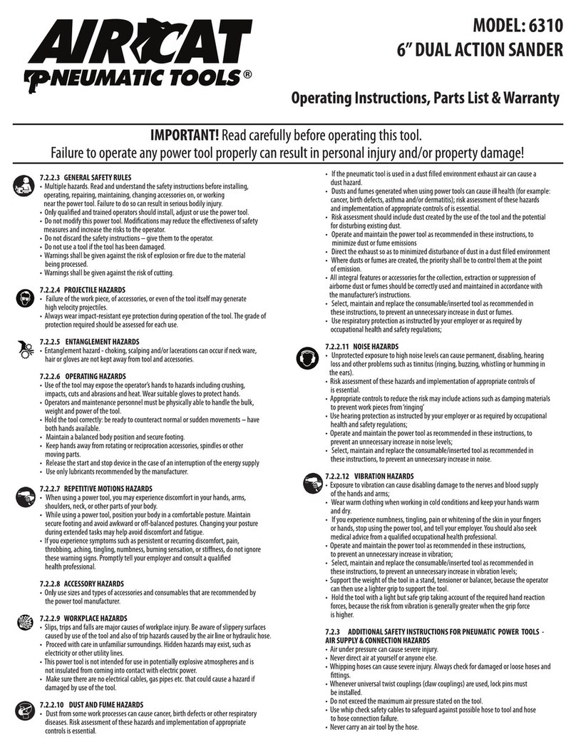 Aircat 6310 Operating	 instruction