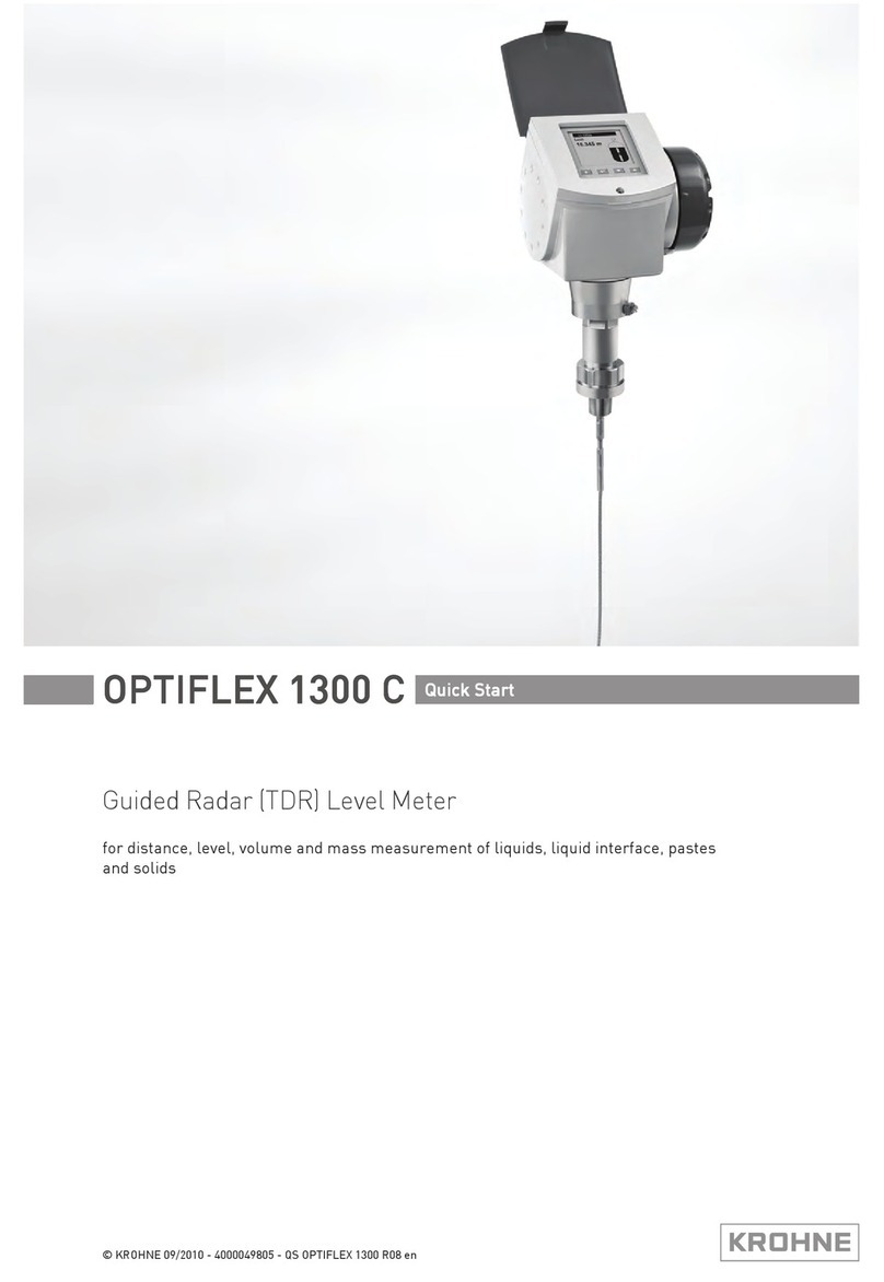 KROHNE OPTIFLEX 1300 C quick start