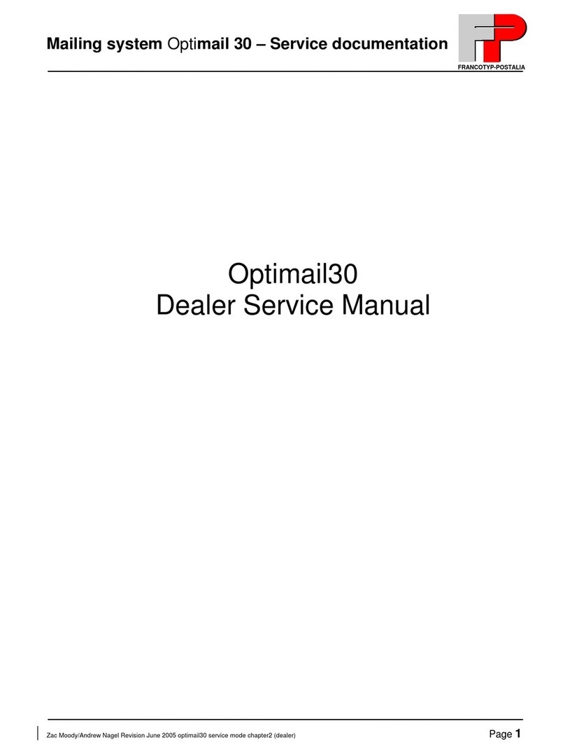 FP Optimail30 User manual