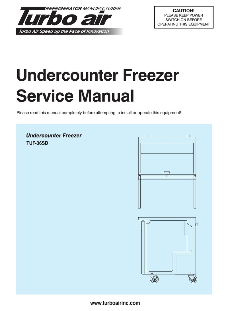 Turboair TUF-36SD User manual