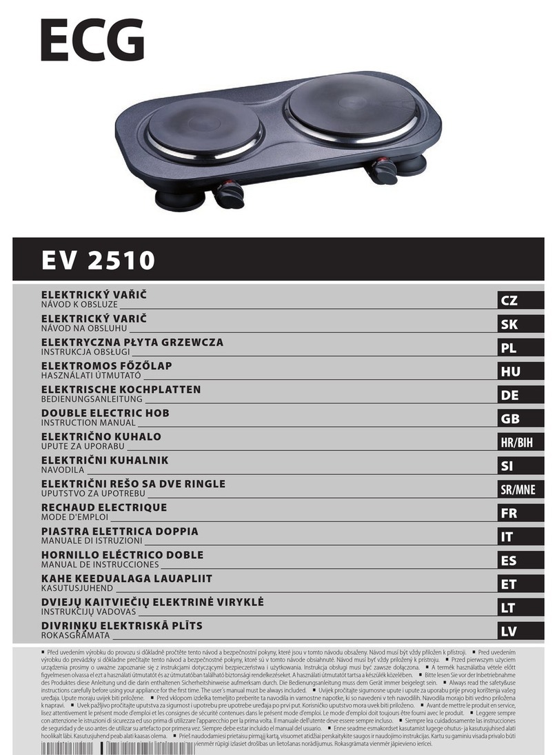 ECG ev 2510 User manual