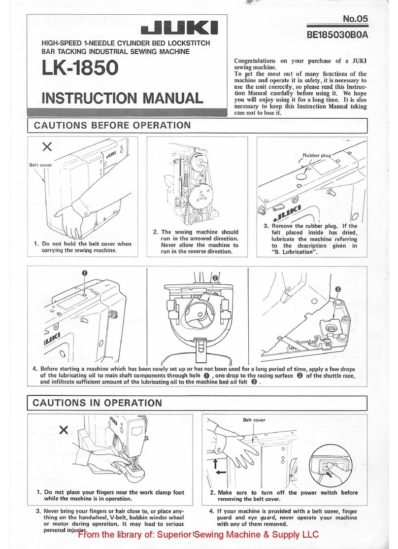 JUKI LK-1850 Series instruction manual