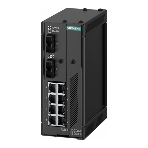 Siemens RUGGEDCOM RS900G User manual