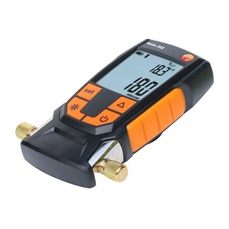 TESTO 552 User manual