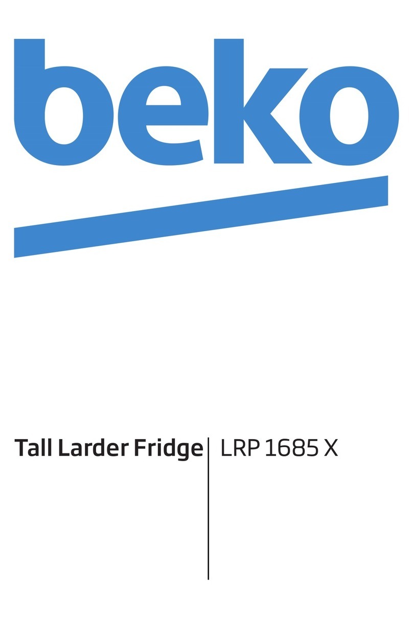 Beko LRP 1685 X User manual