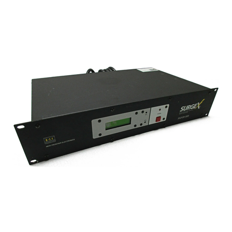 SurgeX SX2120-SEQ user manual