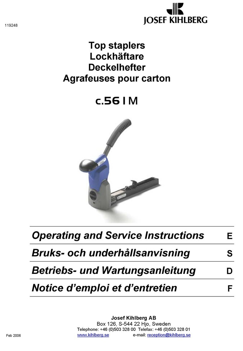 Josef Kihlberg c.561 M Training manual