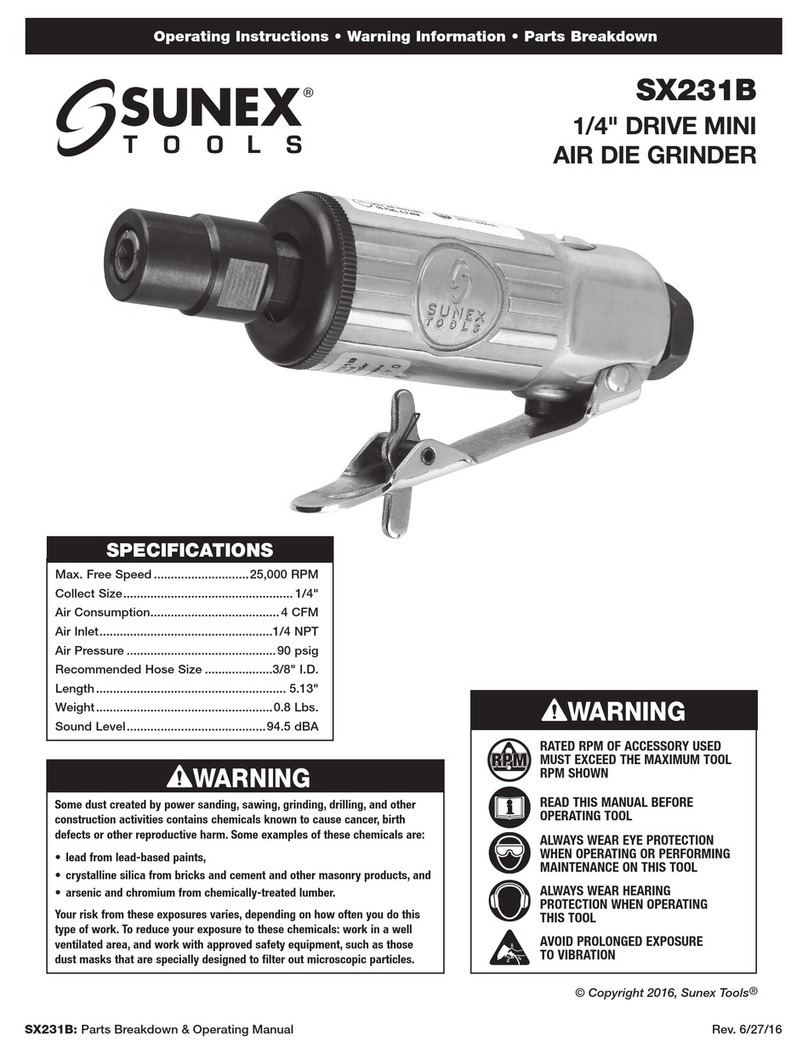Sunex SX231B User manual