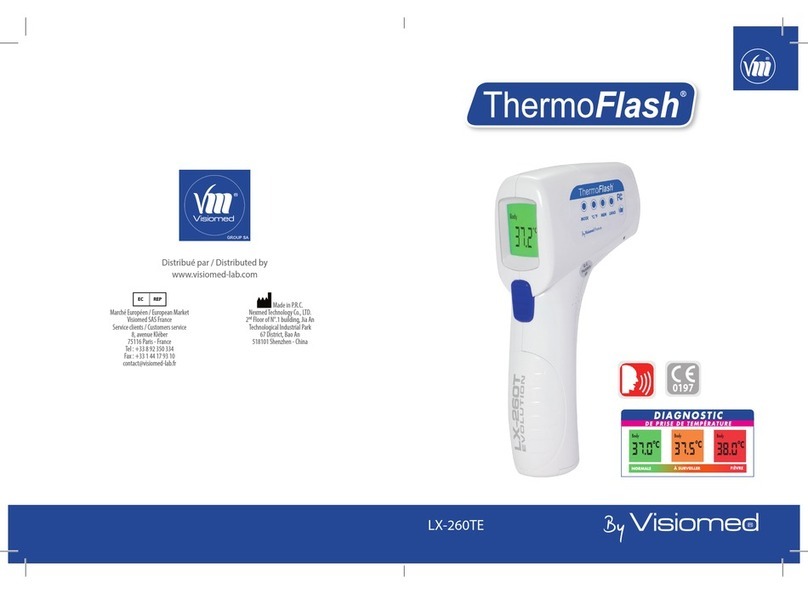 VISIOMED THERMOFLASH LX-260T EVOLUTION User manual